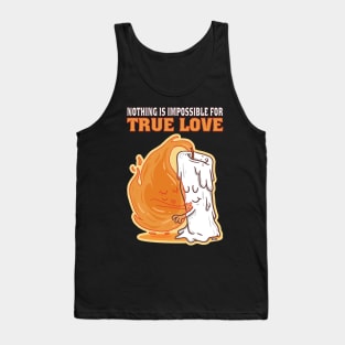 true love is right love. love with pink glasses Tank Top